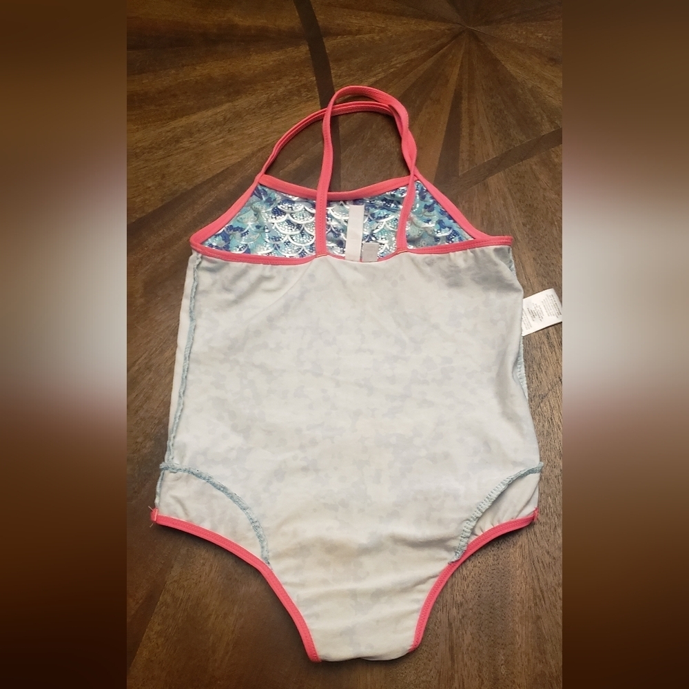 Limited Too Swimwear with Ruffle Trim - Blue and Pink Size 6x - Picture 11 of 13
